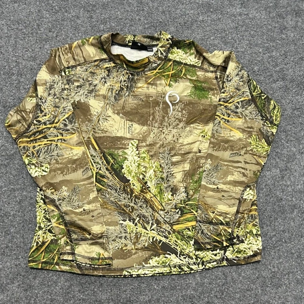 Prois Hunting Shirt Womens Size M Camo Long Sleeve Performance Athletic Top